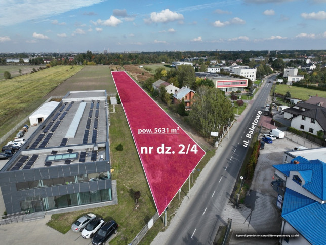 Działka Sprzedaż Warszawa Ursynów Baletowa 6
