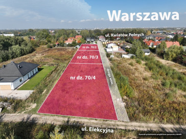 Działka Sprzedaż Dawidy Bankowe Kwiatów Polnych