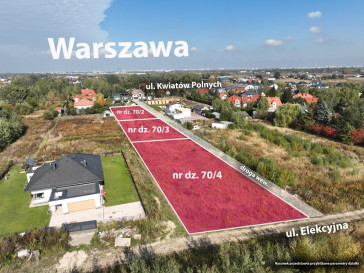 Działka Sprzedaż Dawidy Bankowe Kwiatów Polnych